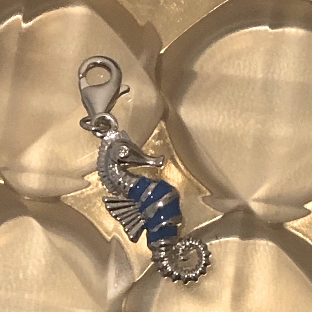Sterling Silver Seahorse charm Pendant NWOT